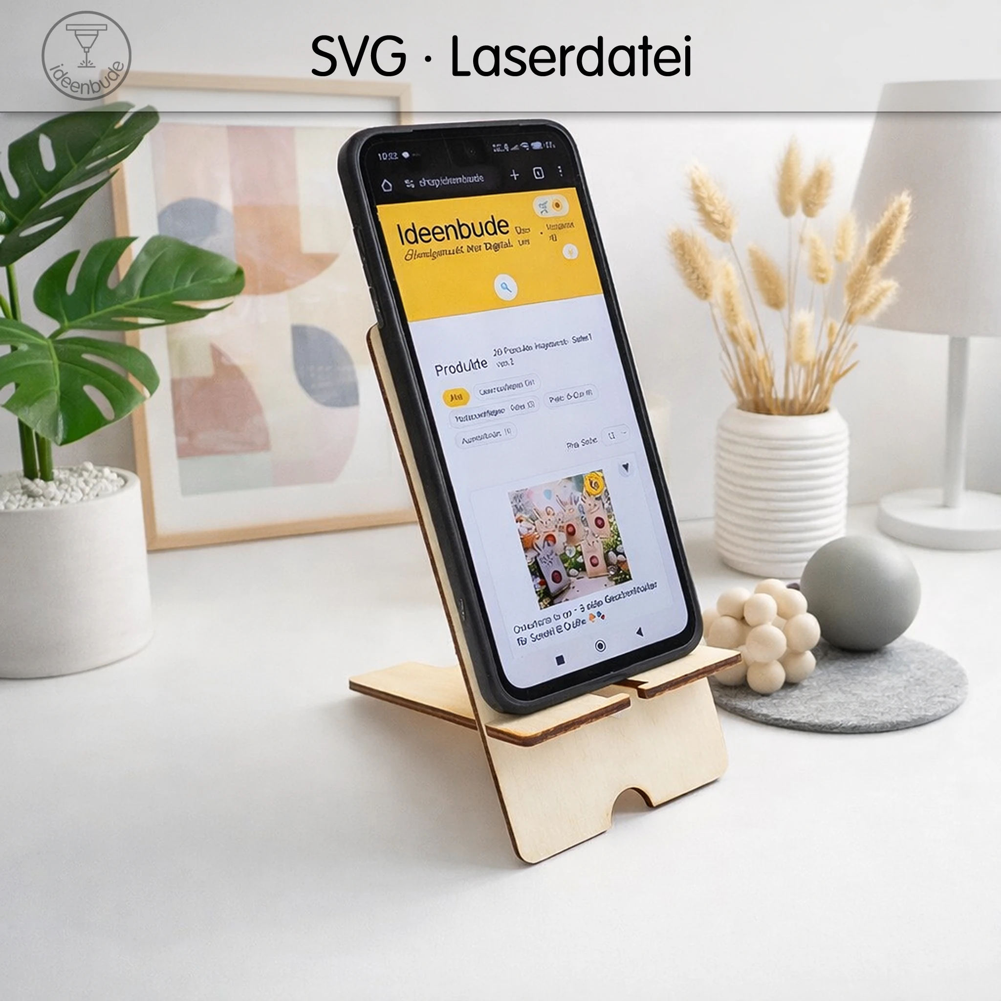 📱 Einfacher Handyhalter / Smartphone-Ständer