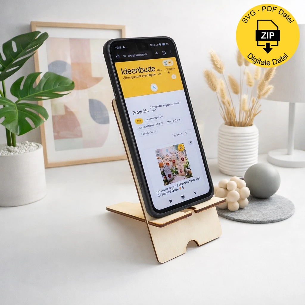 📱 Einfacher Handyhalter / Smartphone-Ständer