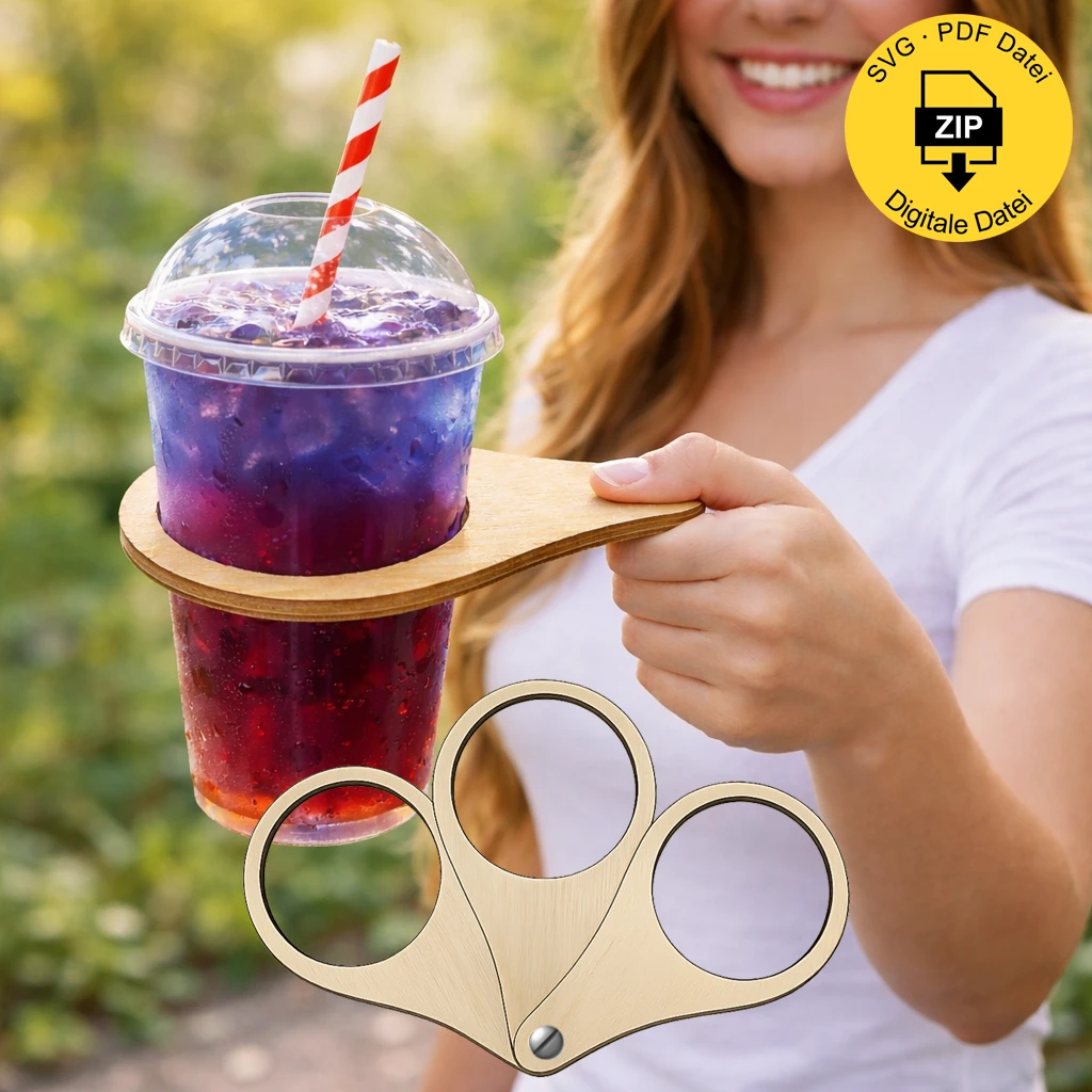 Getränkehalter für verschiedene Becher